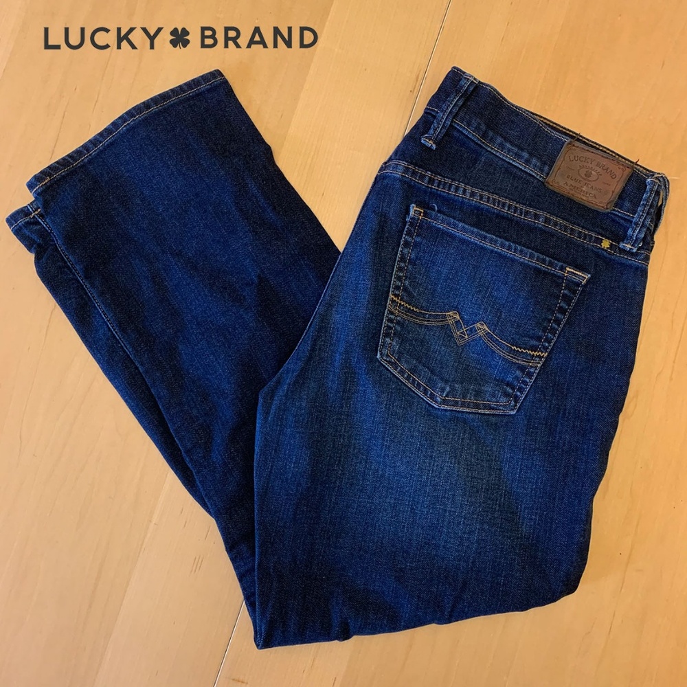 Lucky Brand Sweet ’N Crop Jeans Size 10/30 Mid Rise Cropped Stretch Denim